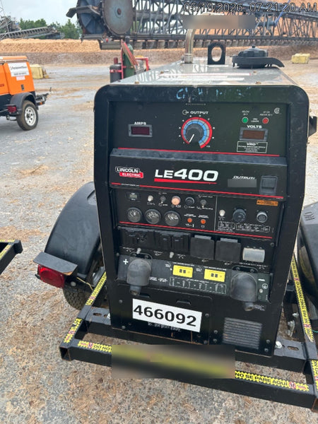 2024 Lincoln Electric LE400 Kubota V1505, Trlr, Cable Rack, Light Kit, ES Decals, T3