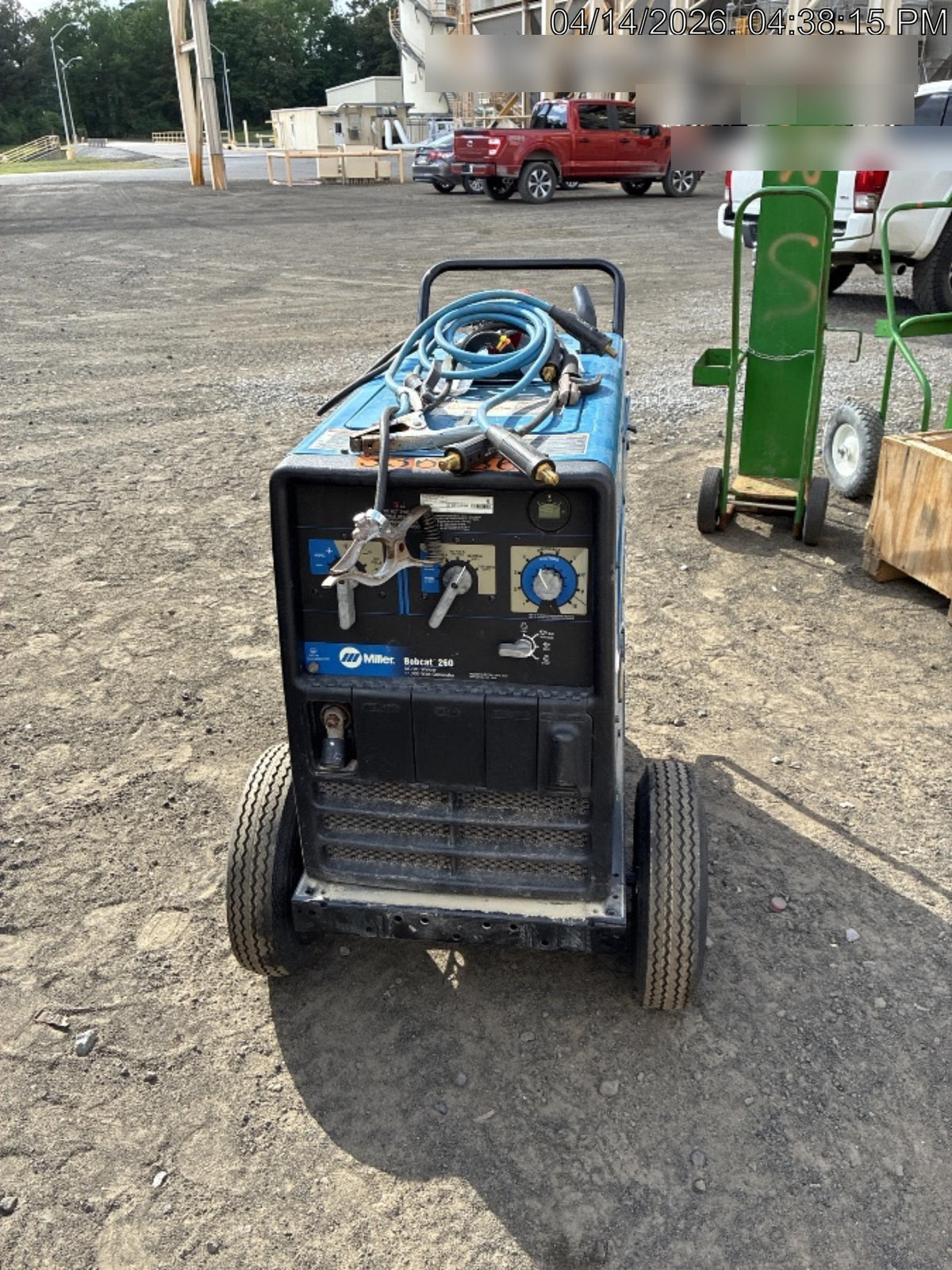 2023 Miller Electric BOBCAT 260 Kohler, GFCI, Remote Start/Stop, Running Gear