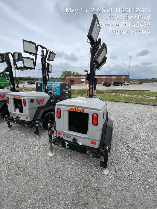 2024 Wacker Neuson LTT4 Diesel, Kohler KDW702, Deep Sea Controller, Auto Start, LED 320W, Bypass Outlet, T3