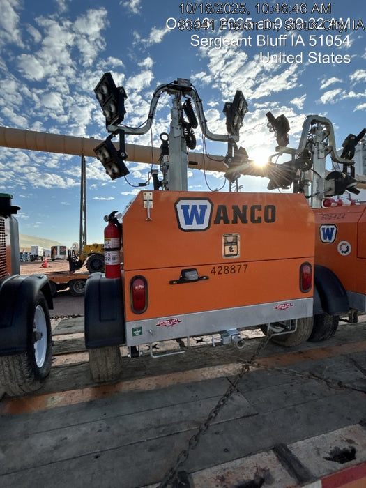 2024 Wanco WLTT-4MM4K Diesel, Deep Sea Controller, Shore Power Plug, Auto Start, (4) 350W LED Floodlights, 4kW Generator, 60 Gal Fuel Tank, 2" Ball, T3