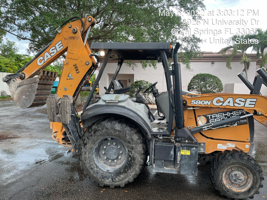 2018 Case 580N STANDARD HOE, ROPS, PILOT CONTROLS, AUX HYD