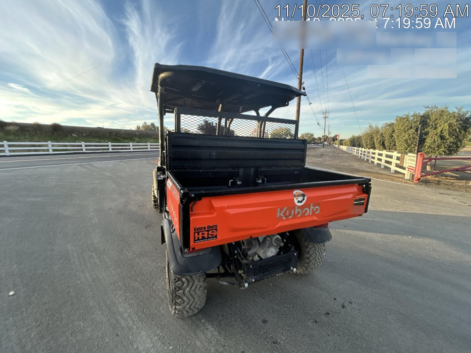 2021 Kubota RTV-X1140W-H Plastic Canopy, Windshield Acrylic Clear, LED Strobe Light, Wire Harness Kit, Back up Alarm