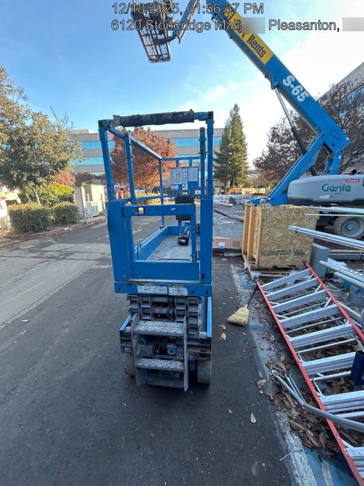 2020 Genie GS-1930 Solid Non Marking Tires, Beacon, Folding rails with half height swing gate, 800W Inverter