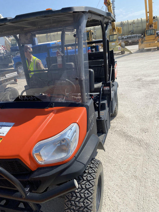 2022 Kubota RTV-X1140W-H Plastic Canopy, Windshield Acrylic Clear, LED Strobe Light, Wire Harness Kit, Back up Alarm