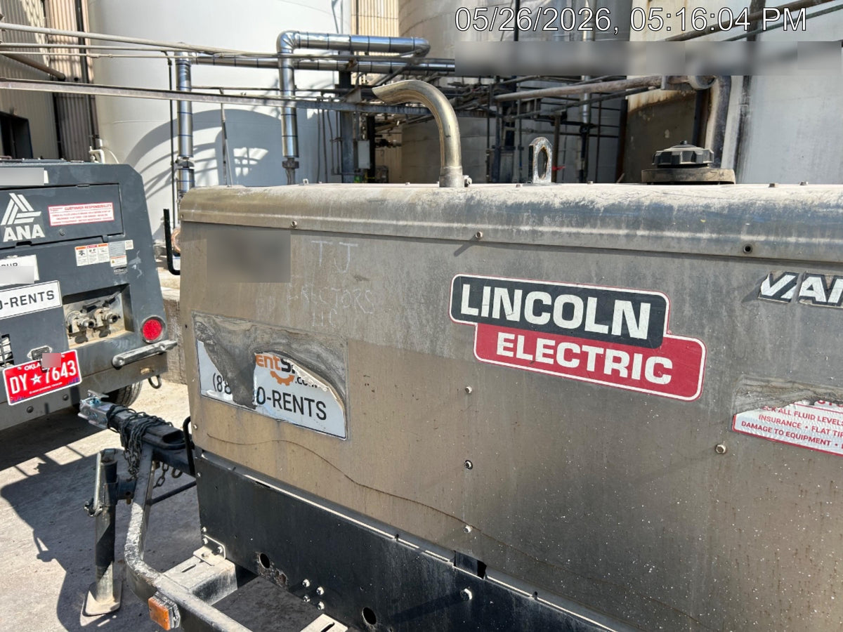 2018 Lincoln Electric Vantage 322 Lincoln Vantage 322 Welder Ready Pak 3 - Vantage 322, Trailer, Fender and light kit, Cable rack