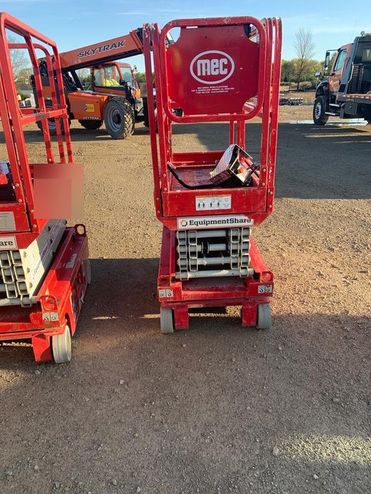 2017 MEC 1330SE 13' Scissor Lift w/Full 2 Year Extended Warranty