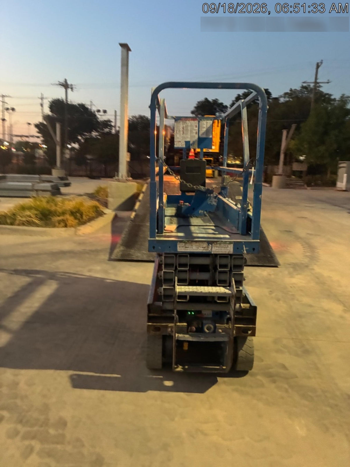 2019 Genie GS-1930 Fixed Rails with Chain Entry