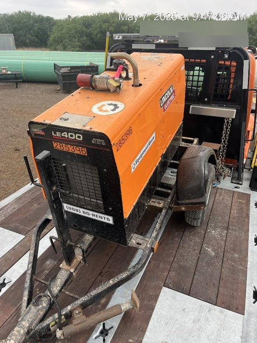 2022 Lincoln Electric LE400 Kubota V1505, Trlr, Cable Rack, Light Kit, ES Decals, T3