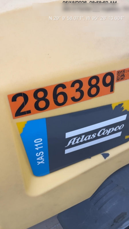 2022 ATLAS COPCO XAS 110