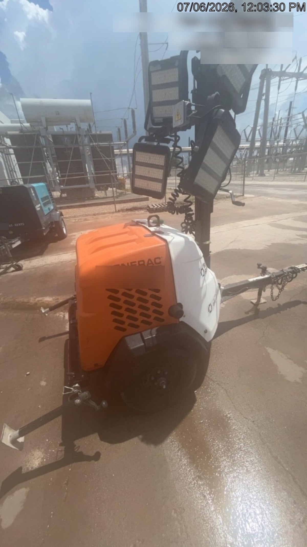 2023 Generac MLT2 Diesel, Flex Switch 120V Input, Powerzone Controller, 
(4) 320W LED Lights, 4kW Generator, 39.9 Gal Fuel Tank, 2" Ball, T3