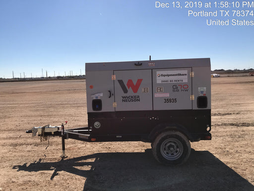 2019 WACKER NEUSON G70