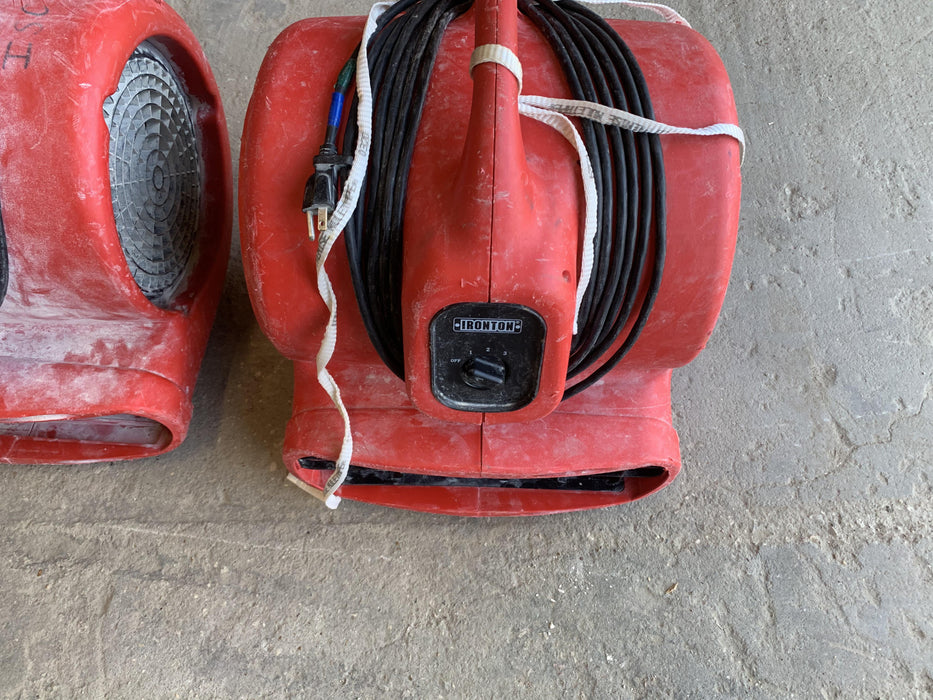 2020 IRONTON 1 HP Air Mover & Carpet