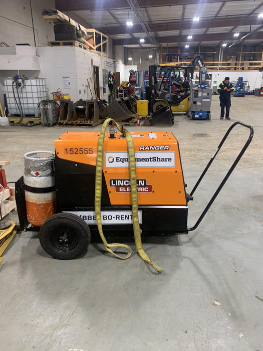 2021 Lincoln Electric Ranger 305 LPG LPG One-Pak (includes undercarriage, tank holder & tank strap) ORANGE