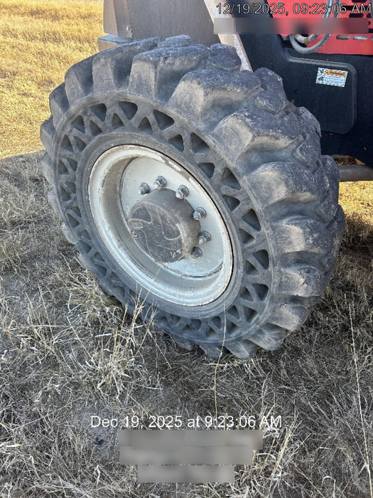 2019 Manitou MTA10055 Cab/Heat/Air, 120 HP, Solid Tires, Work Lights, Lift Hook, Auxiliary Hydraulics 66" Carriage and 60" Forks