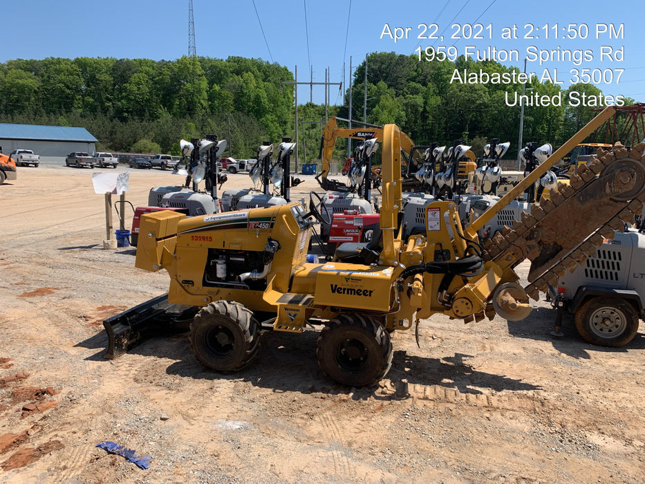 2021 VERMEER RTX450