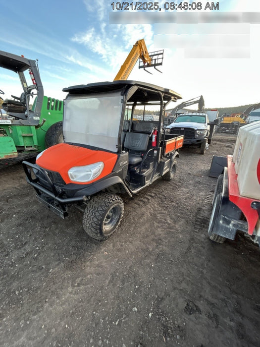 2021 Kubota RTV-X1140W-H Plastic Canopy, Windshield Acrylic Clear, LED Strobe Light, Wire Harness Kit, Back up Alarm