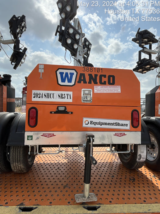 2024 Wanco WLTT-4MM4K Diesel, Deep Sea Controller, Shore Power Plug, Auto Start, (4) 350W LED Floodlights, 4kW Generator, 60 Gal Fuel Tank, 2" Ball, T3
