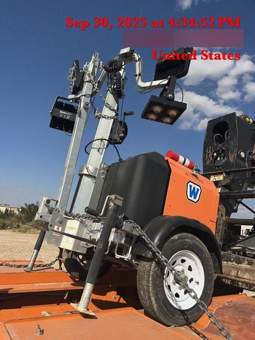 2024 Wanco WLTT-4MM4K Diesel, Deep Sea Controller, Shore Power Plug, Auto Start, (4) 350W LED Floodlights, 4kW Generator, 60 Gal Fuel Tank, 2" Ball, T3