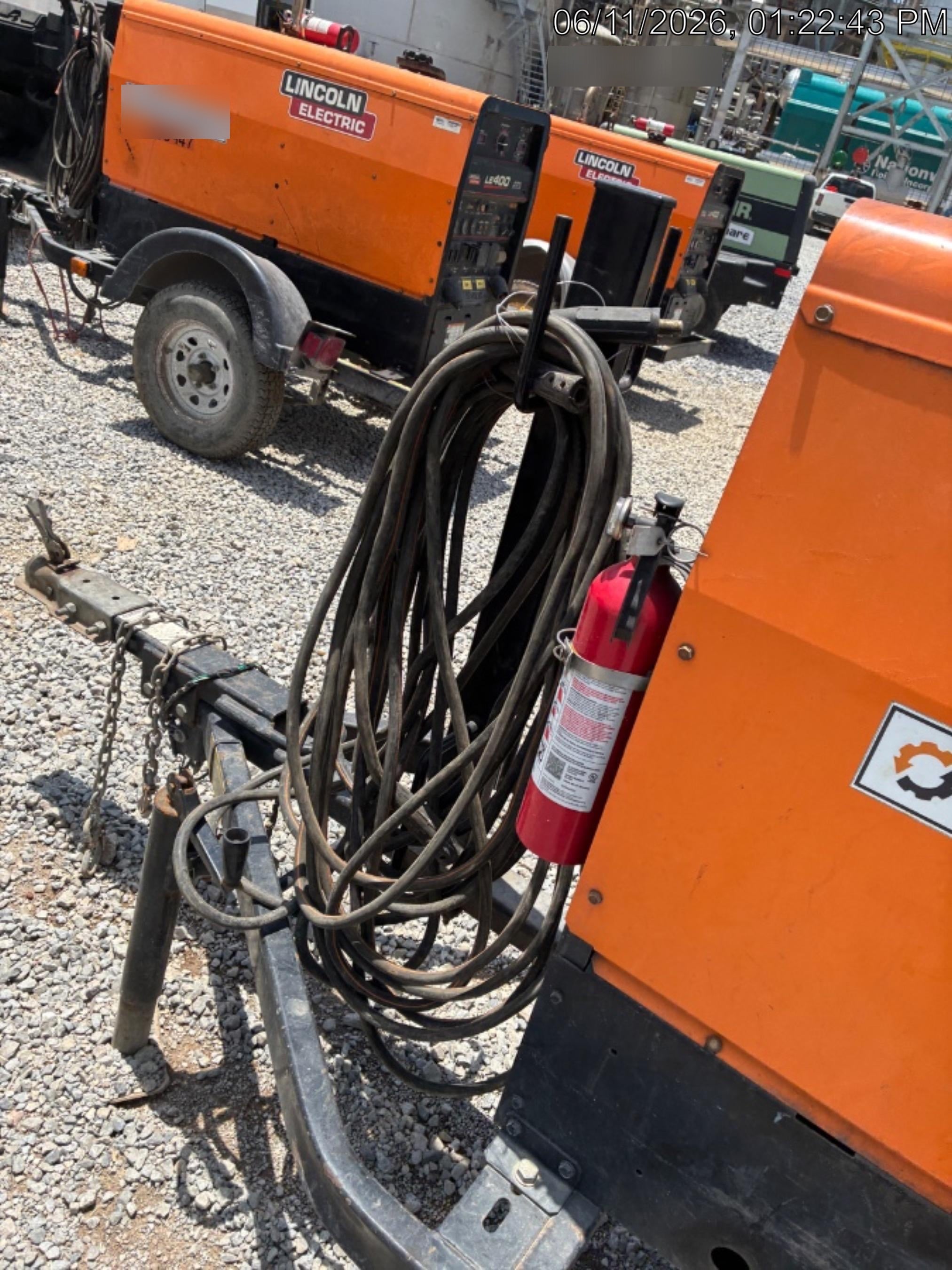 2022 Lincoln Electric LE400 Kubota V1505, Trlr, Cable Rack, Light Kit, ES Decals, T3