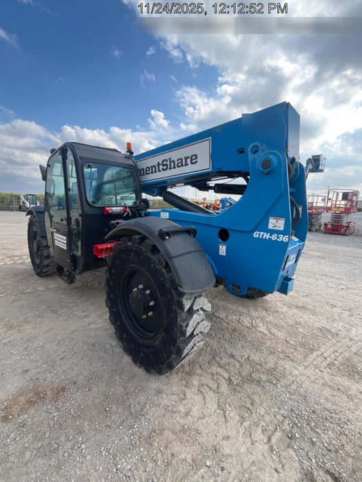2019 Genie GTH-636 Genie GTH-636 w/Enclosed Cab w/HVAC, Work Lights, Solid Tires, Beacon, 48" Carriage and Forks