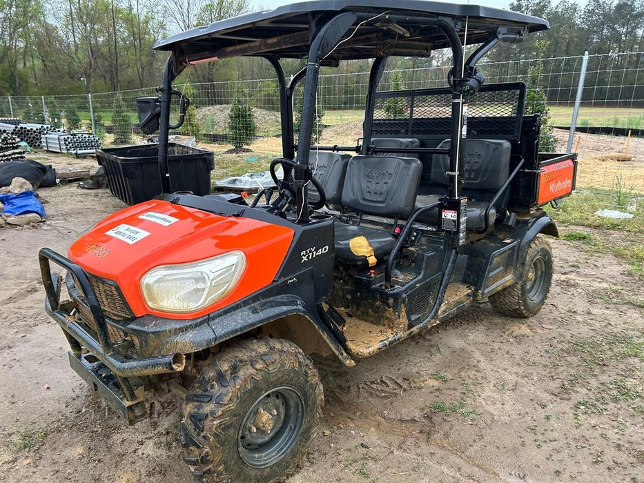2021 Kubota RTV-X1140W-H Plastic Canopy, Windshield Acrylic Clear, LED Strobe Light, Wire Harness Kit, Back up Alarm