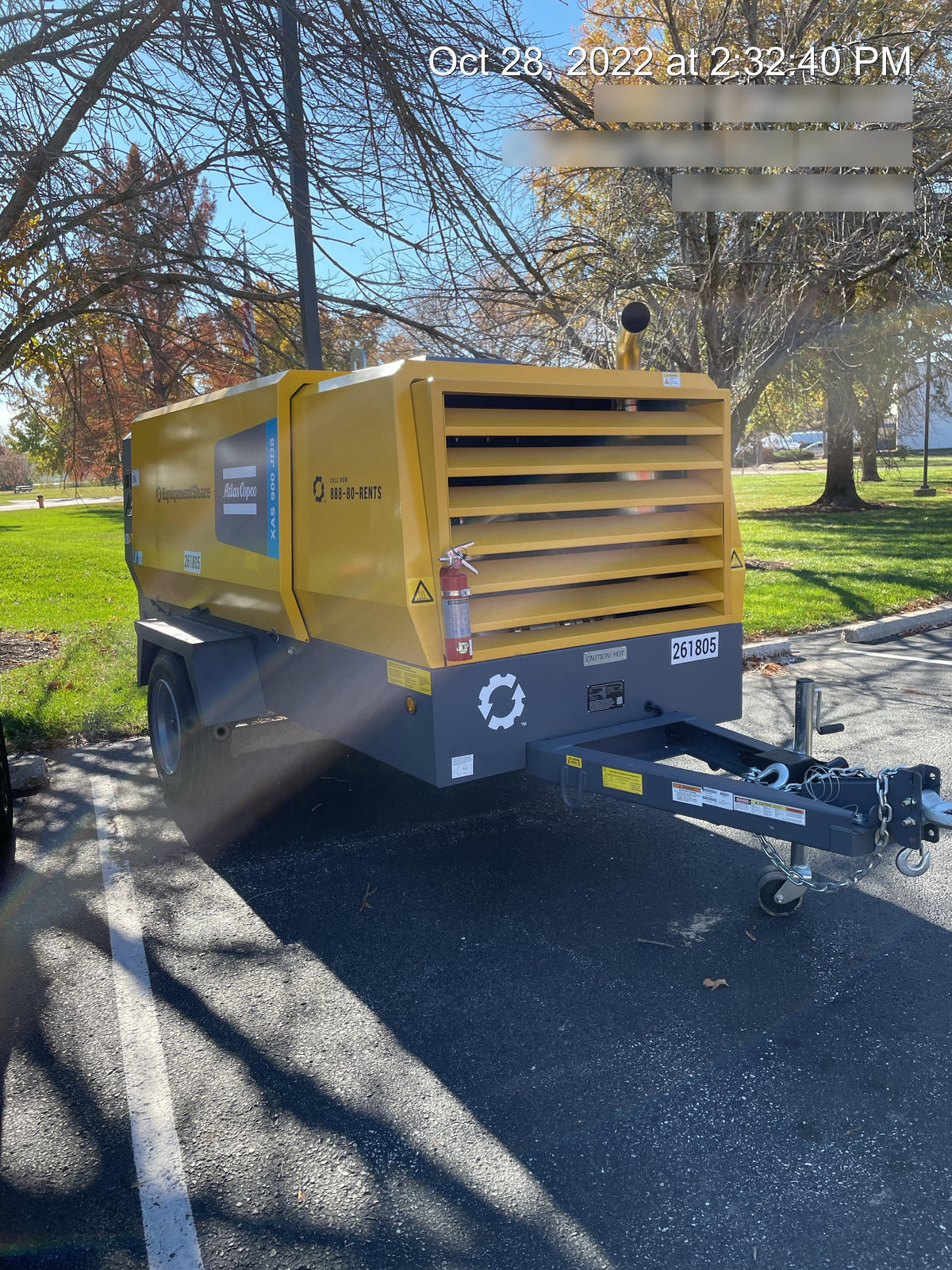 2022 ATLAS COPCO XAS 900