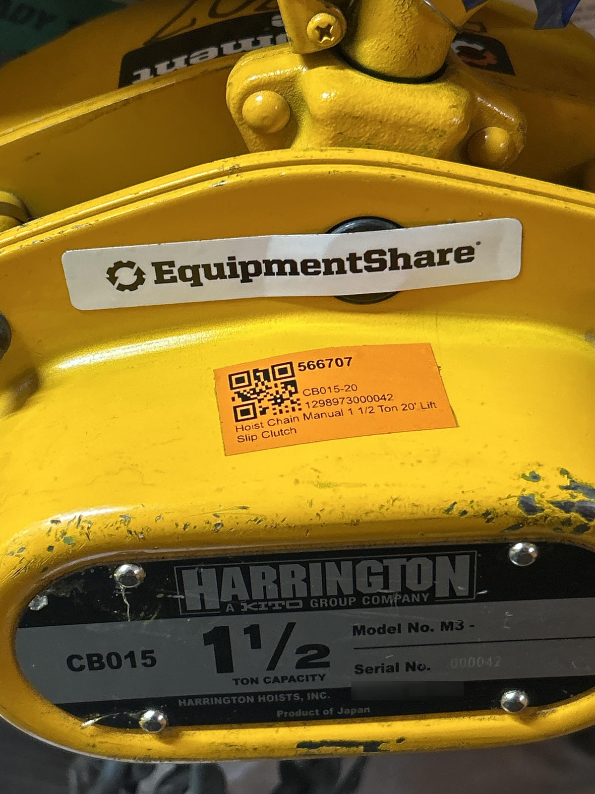 2025 HARRINGTON CB015-20