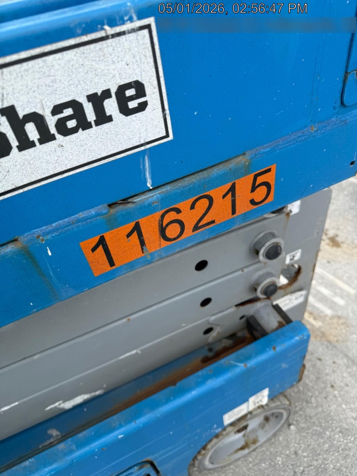 2020 Genie GS-1930 Solid Non Marking Tires, Beacon, Folding rails with half height swing gate