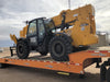 2019 JCB 512-56 Enclosed Cab, 109 HP, Solid Tires, Worklights, Beacon, Aux Hydraulics, Lifting Eye w/66" Carriage/60" Forks