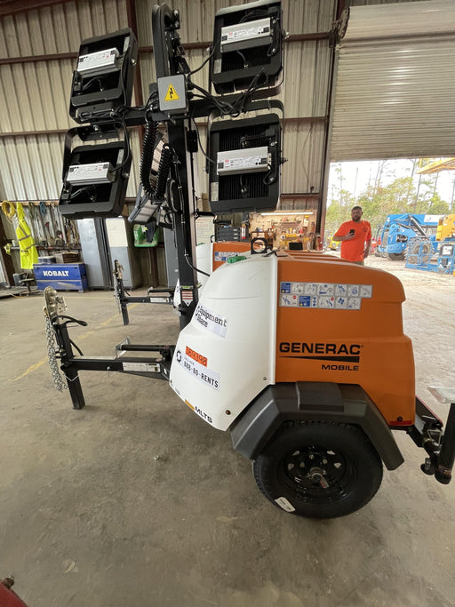 2023 Generac MLT2 Diesel, Flex Switch 120V Input, Powerzone Controller, 
(4) 320W LED Lights, 4kW Generator, 39.9 Gal Fuel Tank, 2" Ball, T3