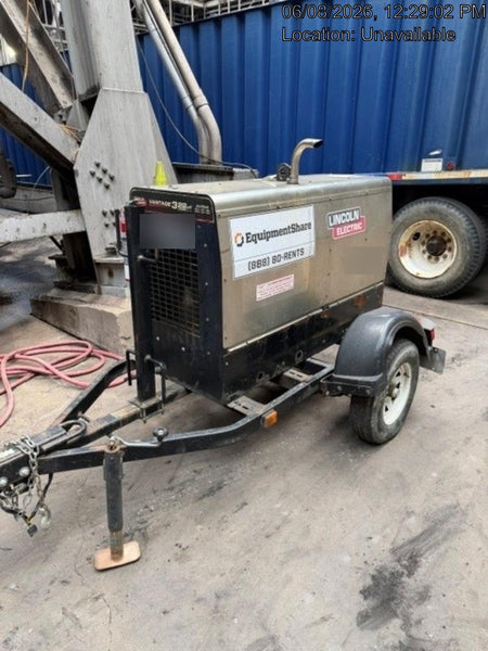 2019 Lincoln Electric Vantage 322 Lincoln Vantage 322 Welder w/Trailer, Light Kit, Cable Rack