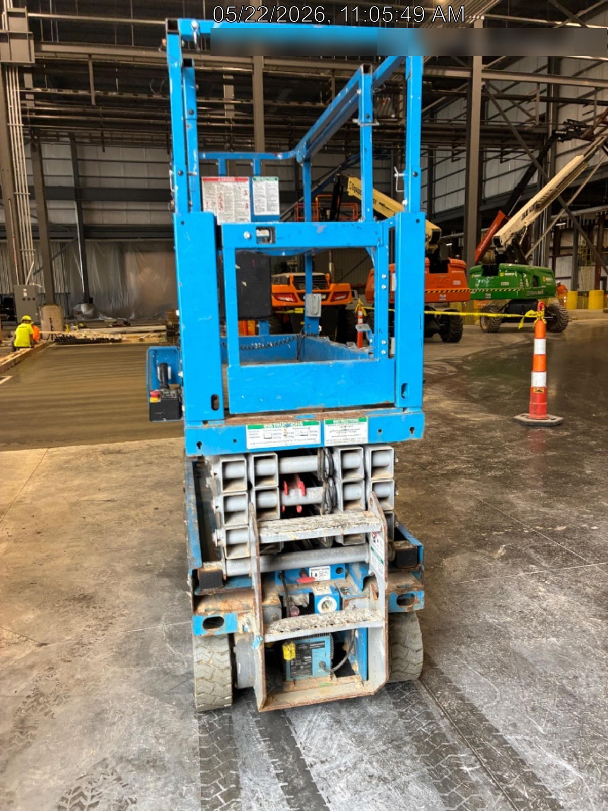 2020 Genie GS-1930 Solid Non Marking Tires, Beacon, Folding rails with half height swing gate