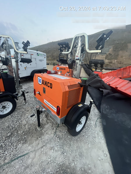 2024 Wanco WLTT-4MM4K Diesel, Deep Sea Controller, Shore Power Plug, Auto Start, (4) 350W LED Floodlights, 4kW Generator, 60 Gal Fuel Tank, 2" Ball, T3