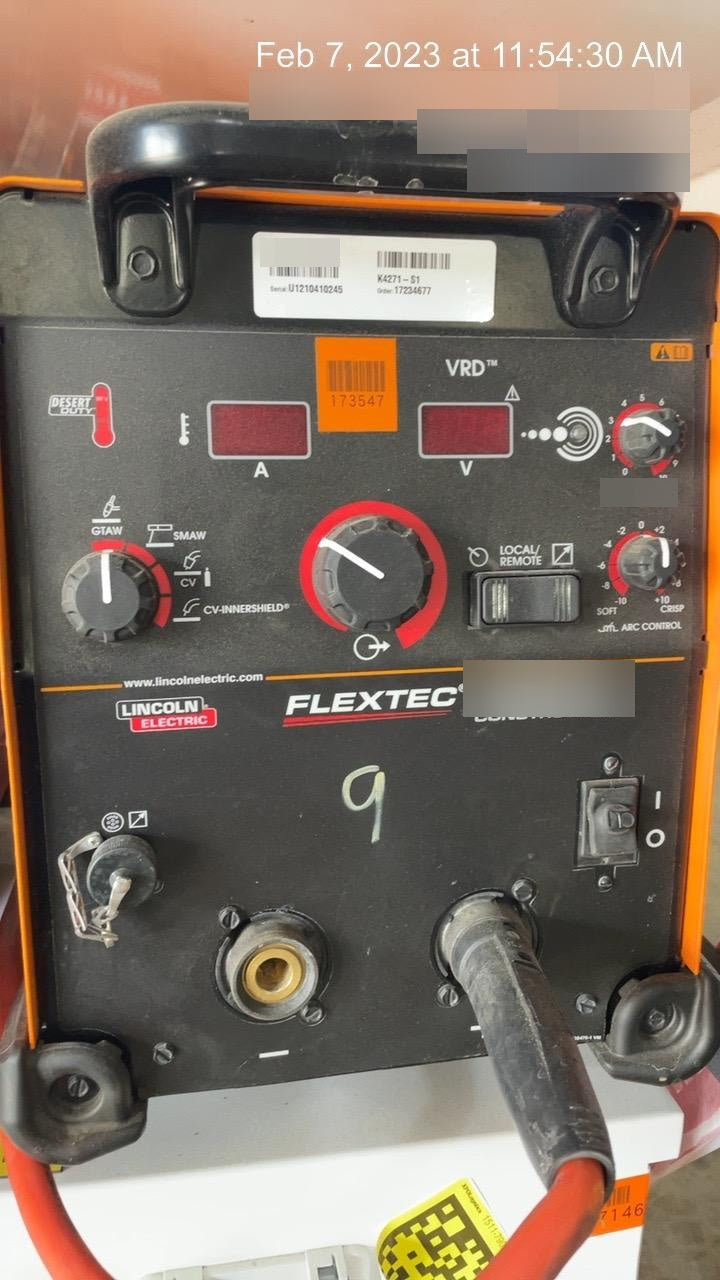 2021 LINCOLN ELECTRIC FLEXTEC 350X