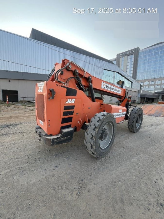 2019 Skytrak 6036 Cab/Heat/Air, Solid Tires, LED Work Lights, Beacon w/50" Carriage, 48" Pallet Forks