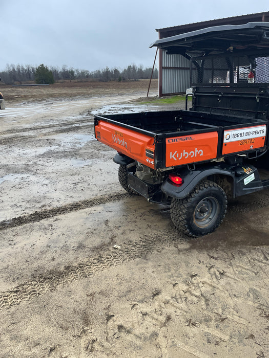 2022 Kubota RTV-X1140W-H Plastic Canopy, Windshield Acrylic Clear, LED Strobe Light, Wire Harness Kit, Back up Alarm