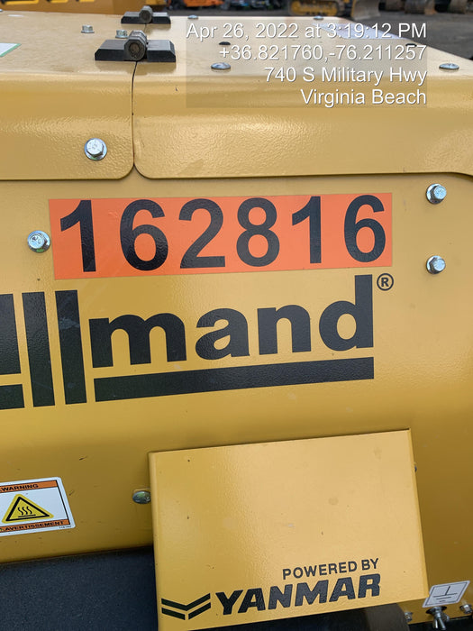 2021 Allmand NLV3GR (4) LED Light Fixture 350W, 23' Vertical Mast, 3kW Prime, Towable, Deep Sea L401, Leveling Jacks, Yanmar T4F 5.8hp