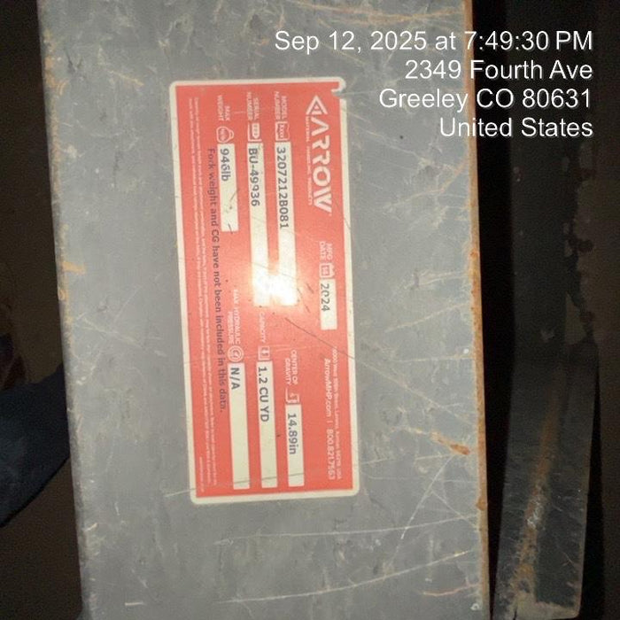 2024 ARROW MATERIAL HANDLING 3207212B081
