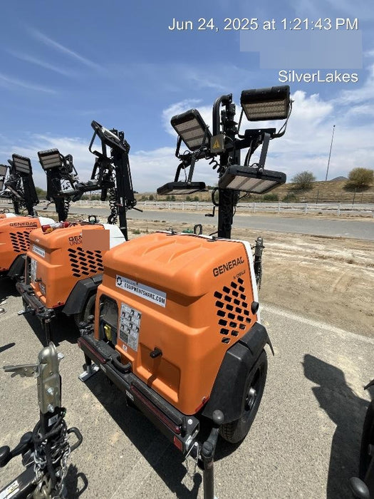 2023 Generac MLT2 Diesel, Flex Switch 120V Input, Powerzone Controller, 
(4) 320W LED Lights, 4kW Generator, 39.9 Gal Fuel Tank, 2" Ball, T3
