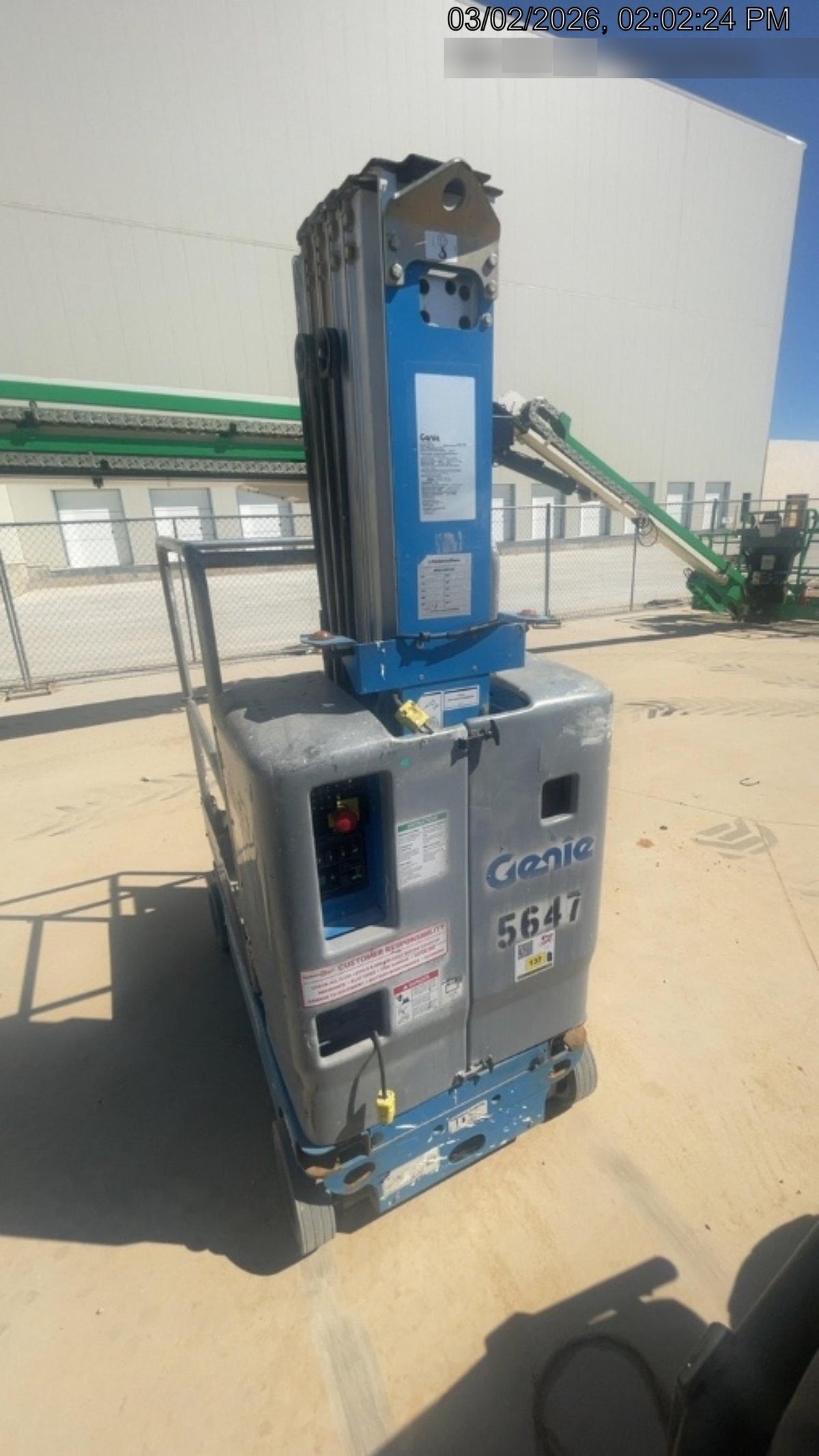 2017 GENIE GR-20