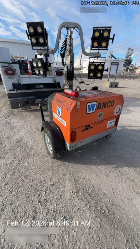 2024 Wanco WLTT-4MM4K Diesel, Deep Sea Controller, Shore Power Plug, Auto Start, (4) 350W LED Floodlights, 4kW Generator, 60 Gal Fuel Tank, 2" Ball, T3