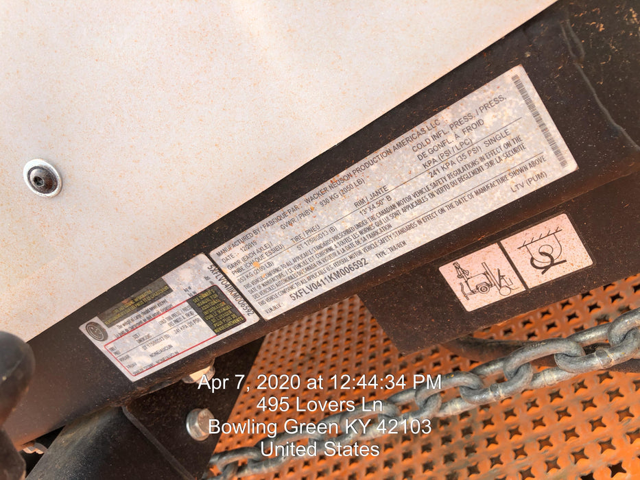 2019 Wacker Neuson LTV6L Standard