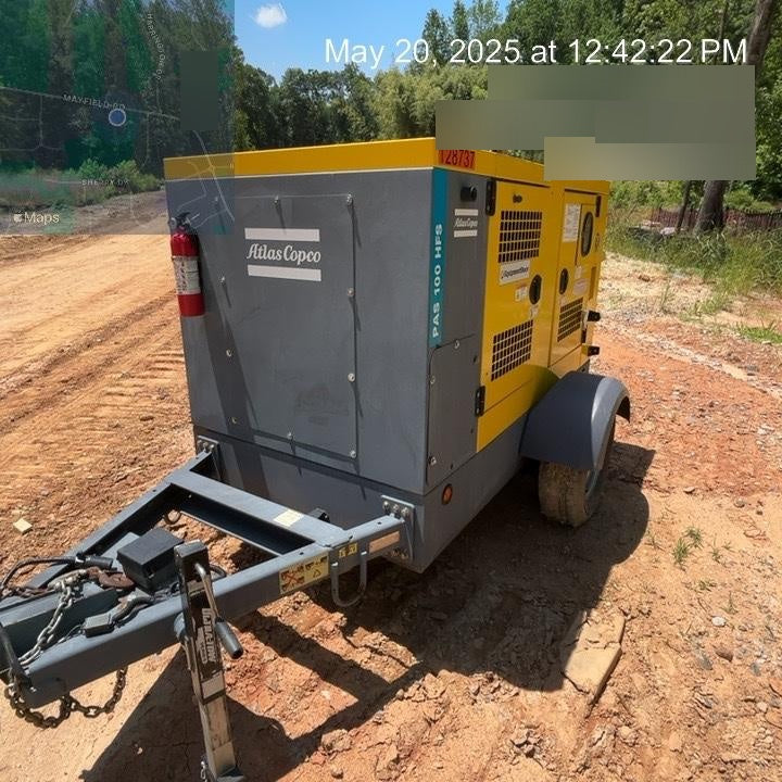 2020 ATLAS COPCO PAS 100 HF CS Enclosed