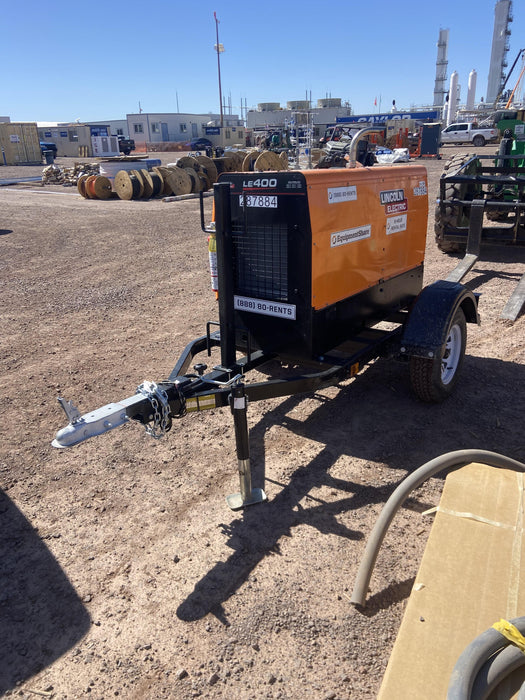 2023 Lincoln Electric LE400 Kubota V1505, Trlr, Cable Rack, Light Kit, ES Decals, T3