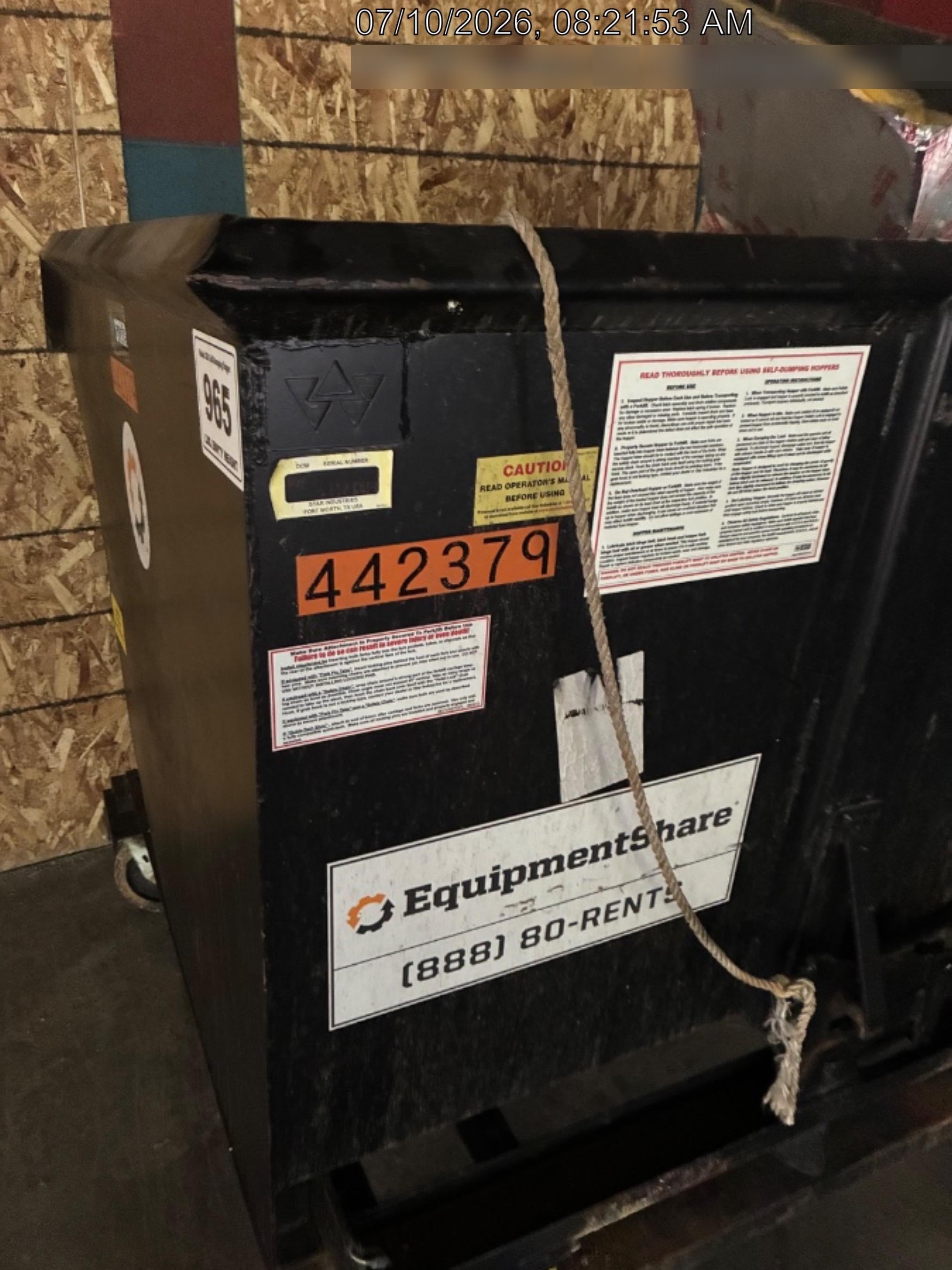 2024 STAR INDUSTRIES M-1820 - Self-Dump Hopper