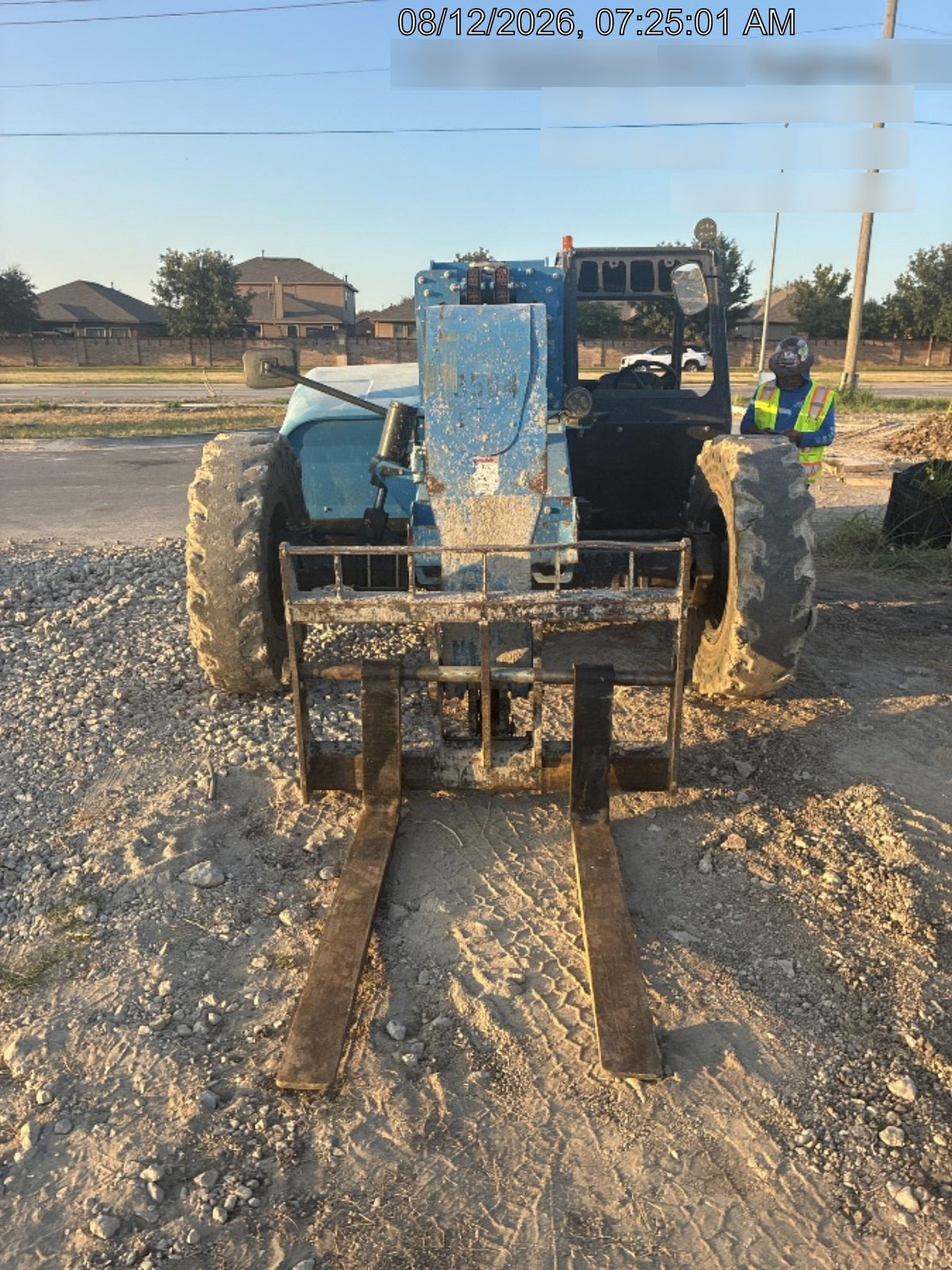 2018 Genie GTH-844 Genie GTH-844D w/Open ROPS, FF Tires, Work Light/Beacon, 60" Carriage and Forks