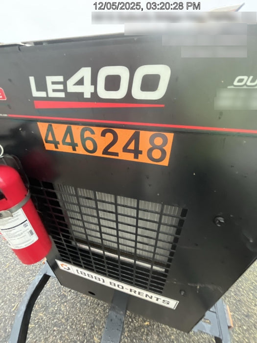 2024 Lincoln Electric LE400 Kubota V1505, Trlr, Cable Rack, Light Kit, ES Decals, T3