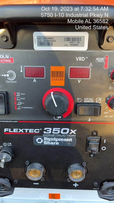 2023 LINCOLN ELECTRIC FLEXTEC 350X