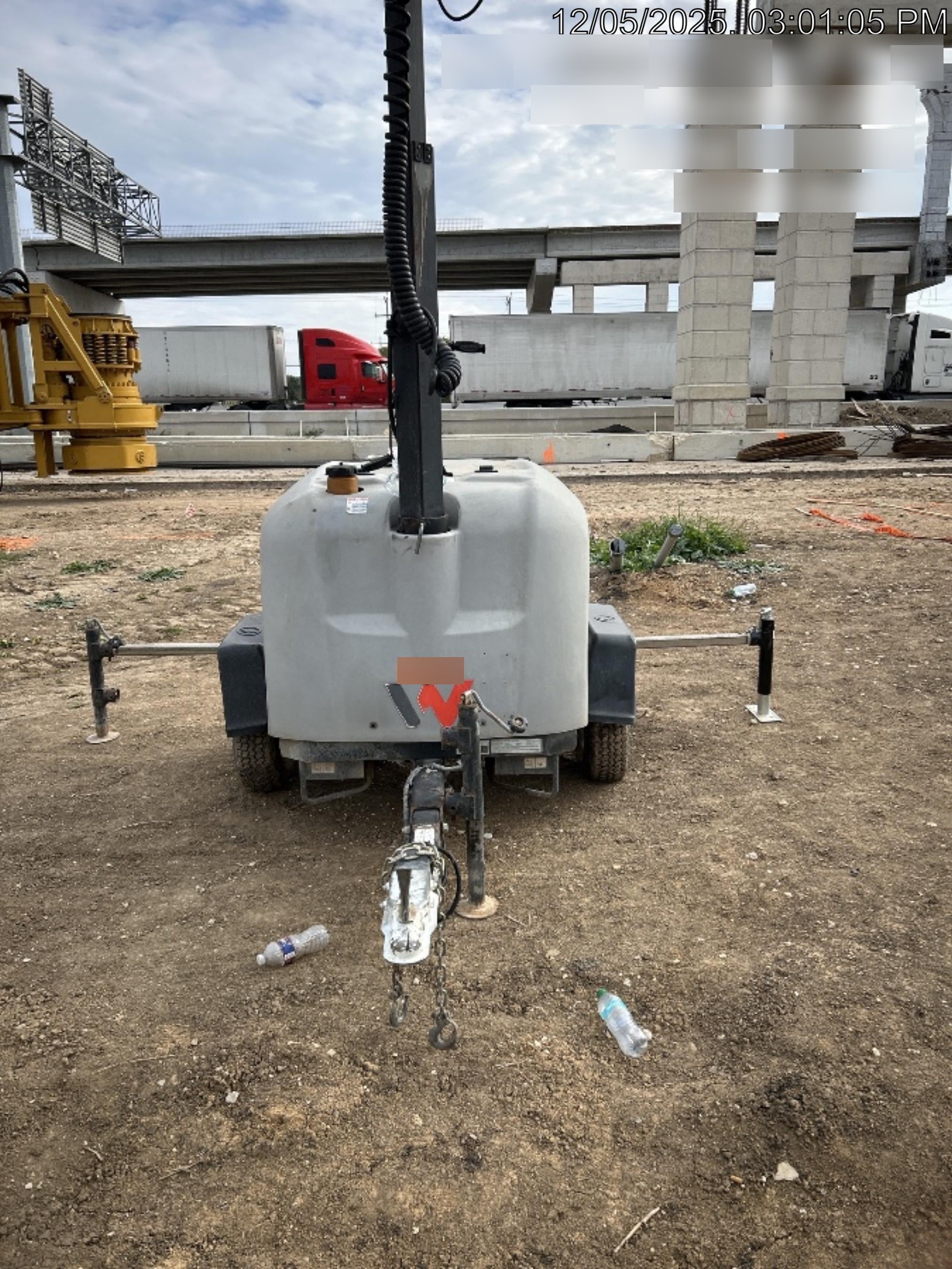 2019 Wacker Neuson LTV6L-MH Wacker Neuson LTV6L Mobile Light Tower w/Fuel Level Sensor Installed