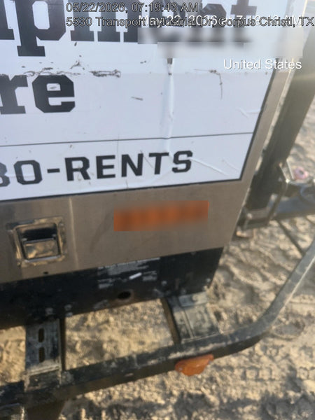 2019 Lincoln Electric Vantage 322 Welder Ready-Pak 3, Two wheel trailer, Fender and Light kit, Cable Rack